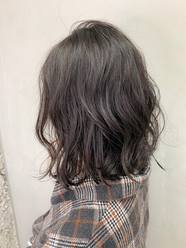 アンジェリカ 難波店(ANGELICA) 【ANGELICA望月】大人かわいい 切りっぱなしボブ ラフウェーブ