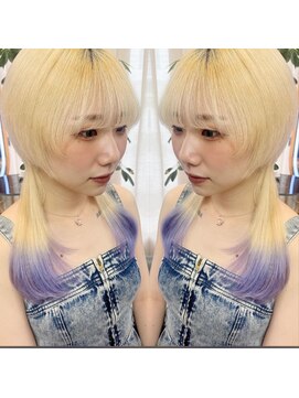 ルフレ 新宿歌舞伎町店(Reflet) プルエクステ/プルエクステ付けたままカラー