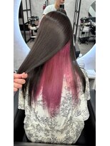 シアン 京都 烏丸店(CYAN)&nbsp;インナーカラー/ピンク/髪質改善カラー