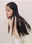 フェイスレイヤー姫カット/ナチュラルモード/暗髪【自由が丘】