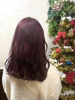 ヘアーズ ラブリージョブリー(hair's Lovely Jubbly) 【玉木】ボルドーカラーブリーチダブルカラー