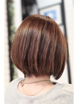 ヘアースタジオ ジェイワン(hair studio J ONE) 30代40代50代60代前下がりボブ/ハイライト/白髪ぼかし/白髪染め