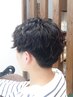 【春夏パーマスタイル◎】メンズパーマ+カット+マイクロバブル￥9500