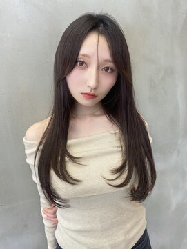 ロンドルーチェ 心斎橋(Lond luce) 大人ガーリー×ミディアムレイヤーカット【心斎橋/髪質改善】