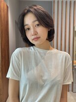 ビュートリアム 南青山(BEAUTRIUM)&nbsp;フレンチボブ大人ボブレイヤーボブ顔まわりレイヤー表参道30代