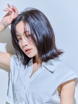メリーチャームマーチ 寺田町南口店(merry Charm/MARCH) 黒髪/切りっぱなしボブ/ぱっつんボブ/外ハネボブ/レイヤーボブ