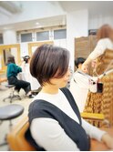 ミセス丸みショート(金子涼)