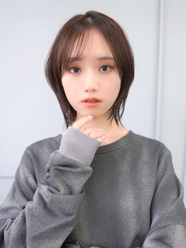 ロエ 福山川口店(loe) 【loe】暗髪カラー×大人かわいい×大人ショート