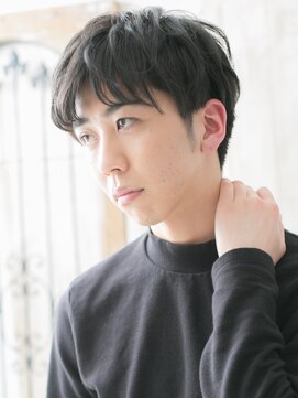 モッズヘア メン 仙台愛子駅前店(mod's hair men) 20代30代大人かっこいい黒髪フェザーマッシュa仙台愛子