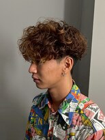 リッチブランドアンドコー(Rich Brand&Co)&nbsp;スパイキーショート　フェード　スペインカール　ルーズパーマ