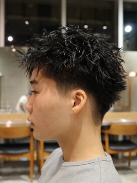 フィフス 神南(fifth) 渋谷スパイキーショートパーマアップバンクフェザーパーマ30代