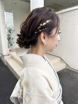 マカロンコワフュールドウシワカマル(macaron coiffure de ushiwakamaru)&nbsp;和装シニヨン
