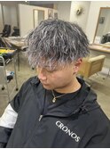 【TAKASHI】シルバーメッシュ