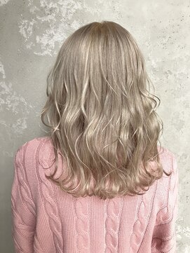 コトナ(kotona) 【ミルクティーブロンド】ベージュカラーブリーチダブルカラー