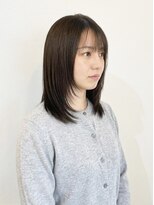 レセ 南柏店(Laissez) 地毛風ナチュラルストレート/顔まわりレイヤー【レセ南柏店】
