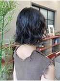 春イメチェン◎切りっぱなしボブパーマ×外ハネ