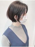 30代40代50代人気ショートボブ前下がり大人ヘア