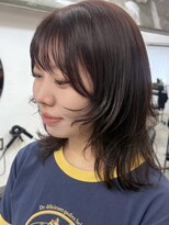 マロ(MALo) ブラウンカラーウォームブラウンハイレイヤーミディアムレイヤー