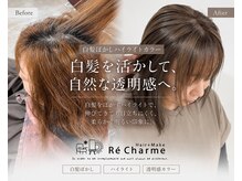 【白髪ぼかしカラー】白髪を隠さず、活かす新提案。白髪にしばられない、私らしい色へ。