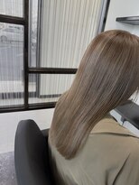 サロンドフィール 永山店(Salon de feel) ハイライトカラー/白髪ぼかし/ベージュ/ミルクティーベージュ