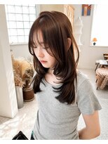 ロマーリ 倉敷(LOMARLIE) 倉敷レイヤーカット20代30代髪質改善カラーブラウンカラー