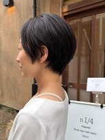 エヌヨンブンノイチ 茅ヶ崎(n1/4)&nbsp;30代40代50代大人ショート似合わせ小顔前髪なしハンサムショート