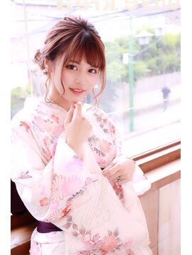 ネオリーブクレア 綱島店(Neolive Krea) 大人可愛い　浴衣アップ＆着付け