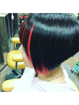 ヘアースペース 練馬店(hair space COCO) 前髪、顔まわりインナーカラー