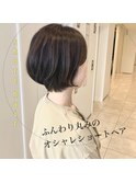 [K-two栄町/矢場町]ふわっと丸みの人気おしゃれショートボブ