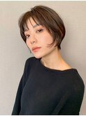 ナチュラルショートボブ