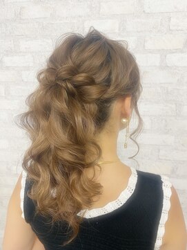 ヘアセット専門店 ナゴミ 池袋店(nagomi) ヘアアレンジ/ヘアセット/ポニーテール/アップスタイル/結婚式