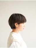 顔型別ヘアスタイル特集/マロンベージュ/Aラインボブ/池袋