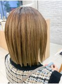 切りっぱなしボブ☆