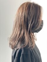 アルファ(Hair Salon alpha) 【大人女子×透明感】ハイライト×シアミルクベージュ☆