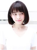 大人可愛いフレンチボブスタイル