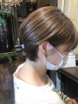 ヘアー クリエイト カルバリ(HAIR CREATE Calbari)&nbsp;ラクかわショート×アッシュベージュ