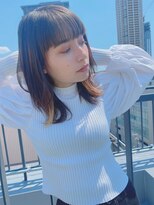 ルービック 和歌山(Rubik's)&nbsp;小顔ウルフインナーカラーレイヤーボブ20代30代40代