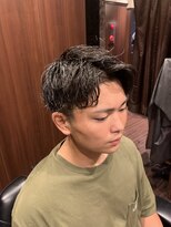 ヒロギンザ 田町店(HIRO GINZA)&nbsp;無造作センターパート／床屋