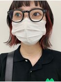 ピンク/インナーカラー/20代/30代/眉上