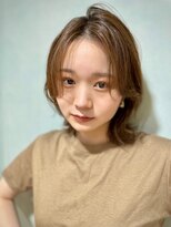 ヘアメイク パッセージノエ 浜田山店(Passage noe)&nbsp;かきあげくびれボブ