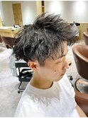 ツイストスパイラル/メンズカット/ピンパーマ/ベリーショート