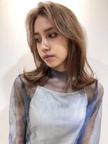 大人可愛い/ミディアム/レイヤー/20代30代40代/有楽町/銀座