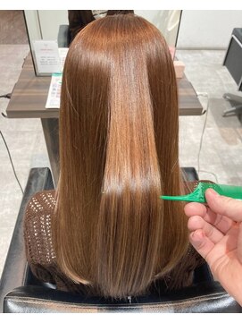 アヴァンス 和泉中央店(AVANCE) 髪質改善トリートメント×艶ベージュ×艶ストレート