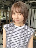 外ハネ × 透明感カット(田岡)
