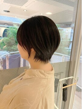 アイディール 心斎橋店(:ideal) くせ毛を抑える酸熱トリートメントに丸みショートヘア☆