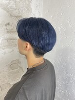 プライズ アイリス 池袋東口店(prize Iris)&nbsp;韓国風センターパート/ネイビー