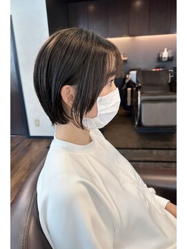 レイラバイアフロート 吉祥寺(Lila by afloat) くびレイヤーグレージュショート20代30代40代似合わせカット