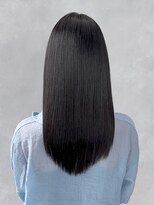 アイティーバイアルバム 八王子店(IT by ALBUM)&nbsp;ブルーブラック髪質改善カラー_フルバング_ba474161