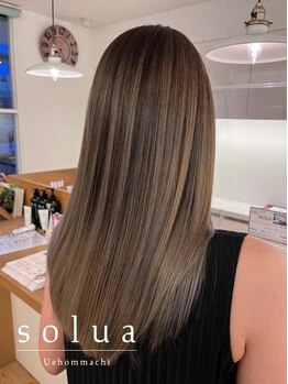 ソルア 上本町(solua)の写真/【上本町】高濃度水素カラーでヘアケア×お洒落color♪〈Cut+高濃度水素カラー￥15,000〉