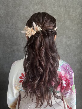 リング(RING) 卒園式 ハーフアップ